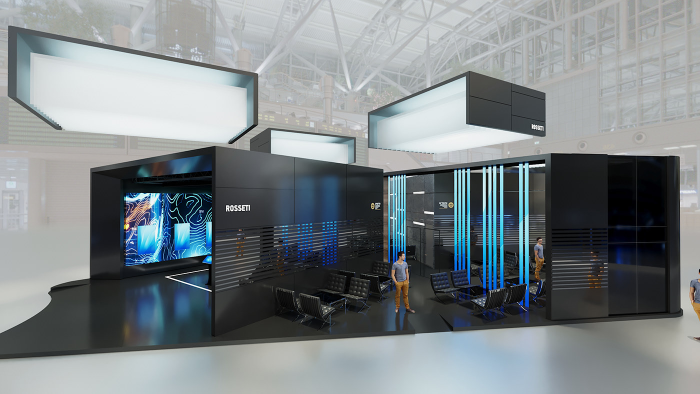 ROSSETI國外展臺設(shè)計(jì)效果圖